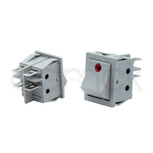 Rocker switch 25x30 30A 250V