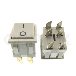 Rocker switch 25x30 16A 250V