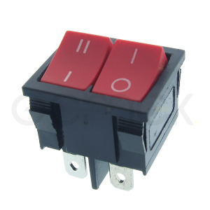 Double rocker switch 24x21mm